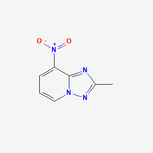 molecular formula C7H6N4O2 B1619316 [1,2,4]Triazolo[1,5-a]pyridine, 2-methyl-8-nitro- CAS No. 7169-91-7