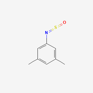 molecular formula C8H9NOS B1619332 苯胺，3,5-二甲基-N-亚磺酰基- CAS No. 39909-74-5