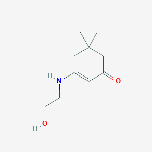 molecular formula C10H17NO2 B1619349 3-(2-Hydroxyethylamino)-5,5-dimethyl-2-cyclohexen-1-one CAS No. 201989-32-4