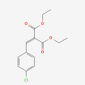 molecular formula C14H15ClO4 B1619362 2-(4-氯苄叉基)-丙二酸二乙酯 CAS No. 6827-40-3
