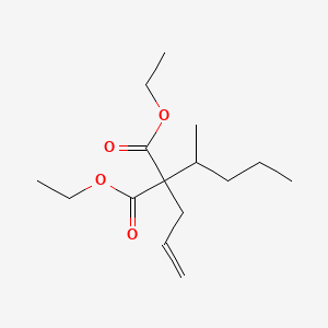 molecular formula C15H26O4 B1619383 Diethyl (1-methylbutyl)allylmalonate CAS No. 6285-59-2