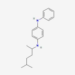 molecular formula C19H26N2 B1619397 1,4-Benzenediamine, N-(1,4-dimethylpentyl)-N'-phenyl- CAS No. 3081-01-4