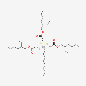B1619398 Octyltris(2-ethylhexyloxycarbonylmethylthio)stannane CAS No. 27107-89-7