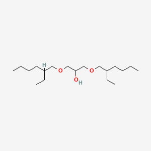 molecular formula C19H40O3 B1619400 1,3-Bis[(2-ethylhexyl)oxy]propan-2-ol CAS No. 59068-03-0