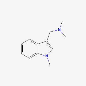 B1619419 N,N-Dimethyl-1-(1-methyl-1H-indol-3-yl)methanamine CAS No. 52972-61-9