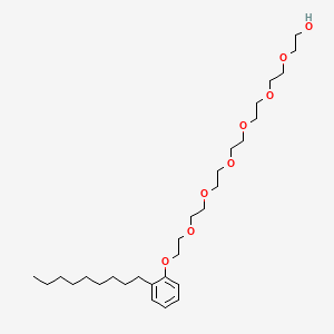 B1619450 20-(Nonylphenoxy)-3,6,9,12,15,18-hexaoxaicosan-1-ol CAS No. 27177-03-3