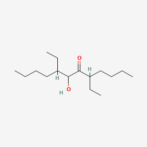 B1619453 6-Dodecanone, 5,8-diethyl-7-hydroxy- CAS No. 31814-59-2