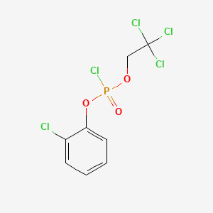 B1619472 2-Chlorophenyl 2,2,2-trichloroethyl chlorophosphate CAS No. 59819-52-2