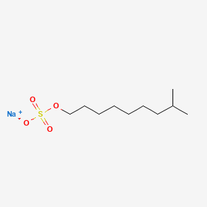 molecular formula C10H22O4S B1619478 Sulfuric acid, monoisodecyl ester, sodium salt CAS No. 68299-17-2