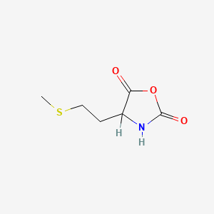 B1619484 4-[2-(Methylthio)ethyl]oxazolidine-2,5-dione CAS No. 5840-77-7