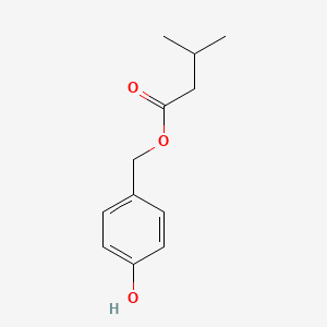 B1619487 (4-Hydroxyphenyl)methyl isovalerate CAS No. 68922-04-3