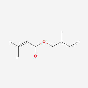 molecular formula C10H18O2 B1619494 2-Methylbutyl 3-methyl-2-butenoate CAS No. 97890-13-6