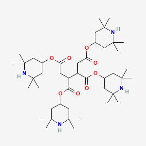 molecular formula C44H78N4O8 B1619495 四(2,2,6,6-四甲基-4-哌啶基)丁烷-1,2,3,4-四羧酸酯 CAS No. 64022-61-3