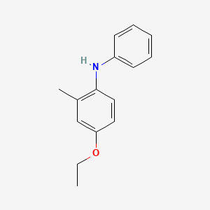 Benzenamine, 4-ethoxy-2-methyl-N-phenyl-