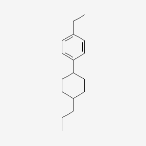 molecular formula C17H26 B1619517 苯，1-乙基-4-(反-4-丙基环己基)- CAS No. 82991-47-7