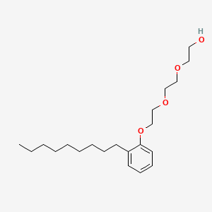 B1619520 Ethanol, 2-(2-(2-(nonylphenoxy)ethoxy)ethoxy)- CAS No. 27176-95-0