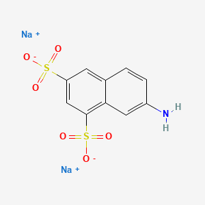 molecular formula C10H7NNa2O6S2 B1619552 1,3-萘二磺酸, 7-氨基-, 二钠盐 CAS No. 842-17-1