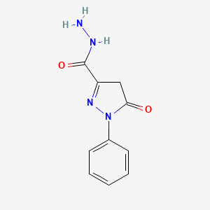 4,5-Dihydro-5-oxo-1-phenyl-1H-pyrazole-3-carbohydrazide
