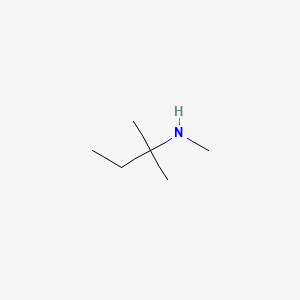 molecular formula C6H15N B1619565 N,2-dimethylbutan-2-amine CAS No. 2978-64-5