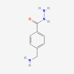 molecular formula C8H11N3O B1619579 4-(Aminomethyl)benzohydrazide CAS No. 35008-93-6