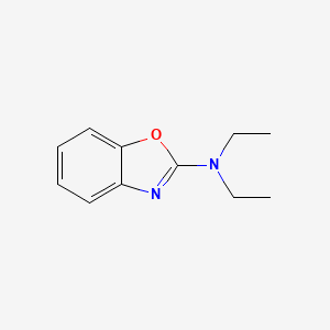 molecular formula C11H14N2O B1619593 Benzoxazole, 2-(diethylamino)- CAS No. 20852-38-4
