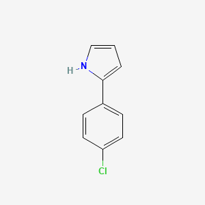 molecular formula C10H8ClN B1619594 2-(4-Chlorophenyl)-1h-pyrrole CAS No. 19867-89-1