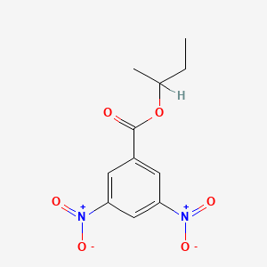 molecular formula C11H12N2O6 B1619600 Benzoic acid, 3,5-dinitro-, sec-butyl ester CAS No. 7510-57-8