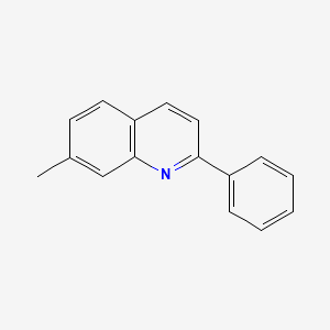 molecular formula C16H13N B1619607 7-甲基-2-苯基喹啉 CAS No. 27356-39-4