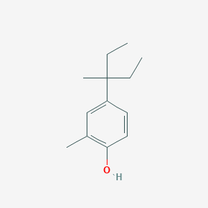 molecular formula C13H20O B1619610 2-METHYL-4-tert-HEXYLPHENOL CAS No. 775-93-9
