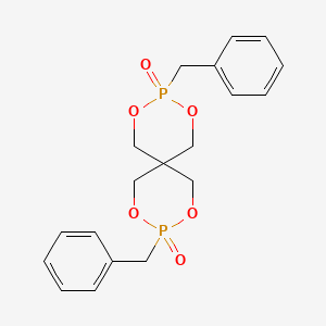 molecular formula C19H22O6P2 B1619617 2,4,8,10-Tetraoxa-3,9-diphosphaspiro[5.5]undecane, 3,9-bis(phenylmethyl)-, 3,9-dioxide CAS No. 20544-37-0
