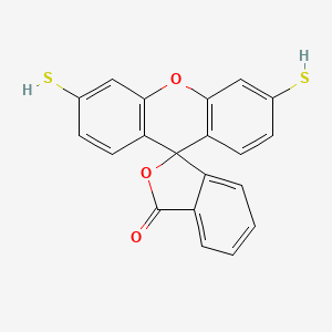 molecular formula C20H12O3S2 B1619629 Spiro[isobenzofuran-1(3H),9'-[9H]xanthen]-3-one, 3',6'-dimercapto- CAS No. 25319-73-7