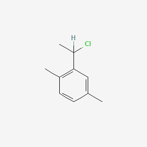 molecular formula C10H13Cl B1619657 2-(1-Chloroethyl)-1,4-dimethylbenzene CAS No. 57527-74-9