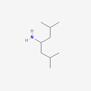 molecular formula C9H21N B1619667 4-Heptanamine, 2,6-dimethyl- CAS No. 65530-92-9