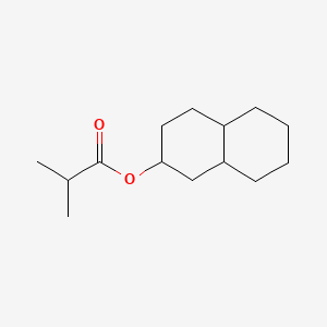 molecular formula C14H24O2 B1619681 Decahydro-2-naphthyl isobutyrate CAS No. 67874-78-6