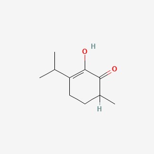 molecular formula C10H16O2 B1619682 2-环己烯-1-酮，2-羟基-6-甲基-3-(1-甲基乙基)- CAS No. 54783-36-7