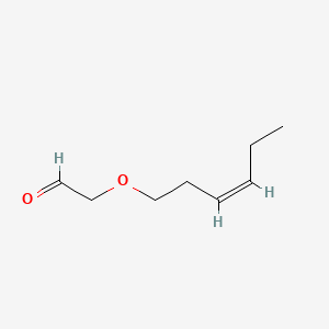 molecular formula C8H14O2 B1619688 Cis-3-hexenyl oxy-acetaldehyde CAS No. 68133-72-2