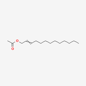 B1619690 2-Tridecen-1-ol, 1-acetate CAS No. 68480-26-2