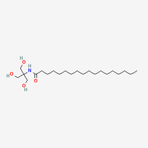 molecular formula C22H45NO4 B1619691 Octadecanamide, n-[2-hydroxy-1,1-bis(hydroxymethyl)ethyl]- CAS No. 68400-57-7