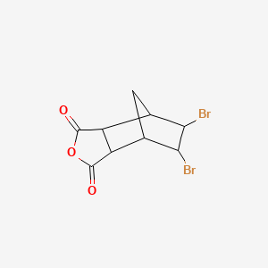 molecular formula C9H8Br2O3 B1619692 5,6-二溴六氢-4,7-甲烷代异苯并呋喃-1,3-二酮 CAS No. 5455-81-2