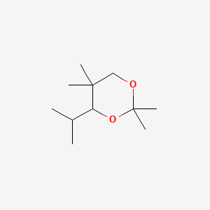 molecular formula C11H22O2 B1619699 4-Isopropyl-2,2,5,5-tetramethyl-1,3-dioxane CAS No. 61920-45-4