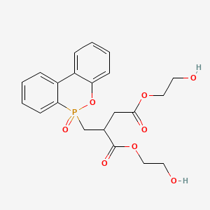 Bis(2-hydroxyethyl) 2-[(6-oxobenzo[c][2,1]benzoxaphosphinin-6-yl)methyl]butanedioate