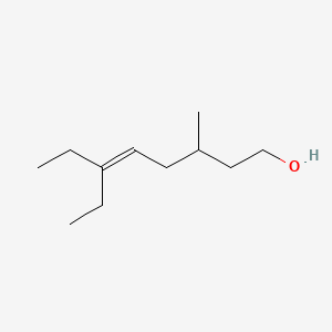 molecular formula C11H22O B1619710 6-Ethyl-3-methyloct-5-en-1-ol CAS No. 26330-64-3