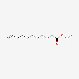 molecular formula C14H26O2 B1619759 10-Undecenoic acid, 1-methylethyl ester CAS No. 5459-98-3