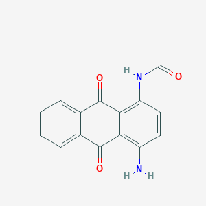 molecular formula C16H12N2O3 B1619770 N-(4-Amino-9,10-dihydro-9,10-dioxo-1-anthryl)acetamide CAS No. 6471-02-9
