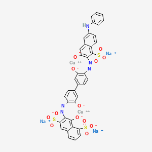 molecular formula C38H20Cu2N5Na3O13S3 B1619772 C.I. Direct Blue 98 CAS No. 6656-03-7
