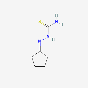 molecular formula C6H11N3S B1619789 Hydrazinecarbothioamide, 2-cyclopentylidene- CAS No. 7283-39-8