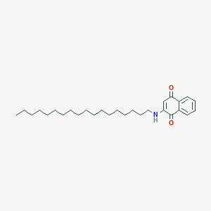 molecular formula C28H43NO2 B1619796 2-Octadecylamino-1,4-naphthoquinone CAS No. 38528-35-7