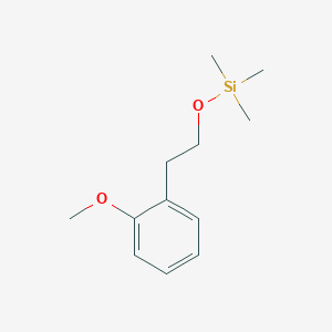 molecular formula C12H20O2Si B1619801 2-Methoxyphenylethyl trimethylsilyl ether CAS No. 130436-69-0