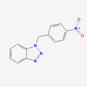 molecular formula C13H10N4O2 B1619803 1-(4-硝基苄基)-1H-苯并三唑 CAS No. 27799-81-1