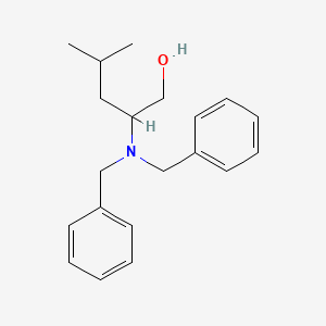 molecular formula C20H27NO B1619805 2-(Dibenzylamino)-4-methyl-1-pentanol CAS No. 307532-07-6